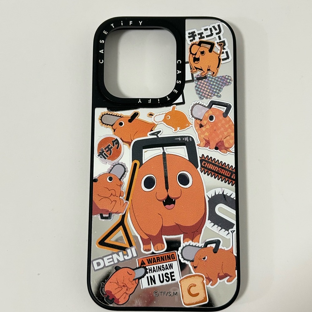 Preowned Casetify iPhone 14 Pro Case Chainsaw Denji Anime Great Condition